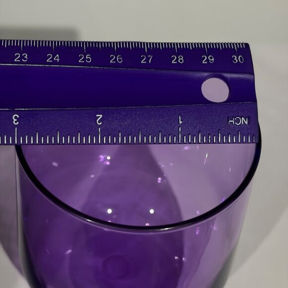 Set Of 2 Purple Glass Tumblers - Picture 6 of 7